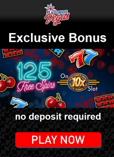 125 Free Spins for US players at This Is Vegas Casino