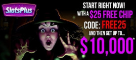 $25 Free Chip at Slots Plus Casino for USA Players