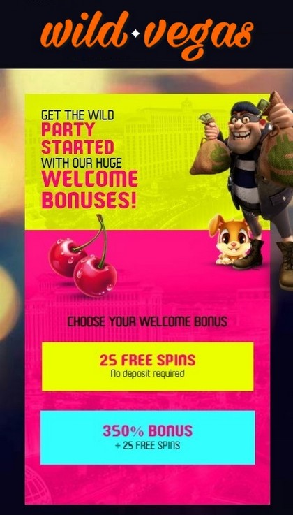 25 Free Spins at US Friendly Online Casino Wild Vegas