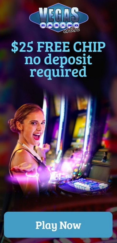 No Deposit Bonus at Vegas Casino Online: 25 Free Сhip