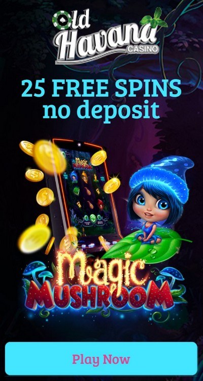 25 No Deposit Free Spins for US Players at Old Havana Casino
