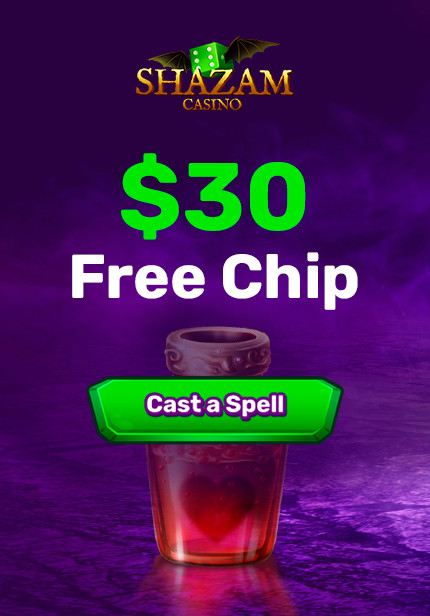 $30 Free Chip No Deposit Bonus at USA Online Casino Shazam