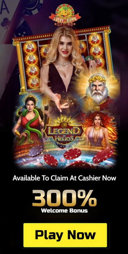 300% Up To $9,000 Welcome Bonus at Lucky Hippo Casino