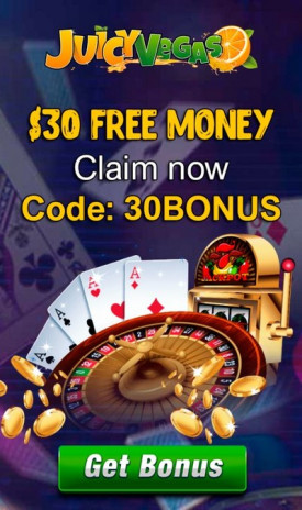 $30 No Deposit Bonus for US Players at Juicy Vegas Casino