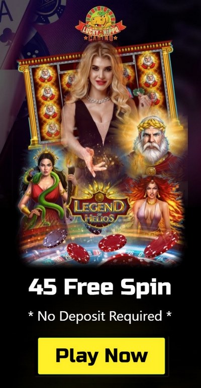 No Deposit Bonus at Lucky Hippo Casino: 45 Free Spins