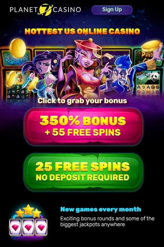 Welcome Bonus at Planet 7 Casino: 350% + 55 Free Spins